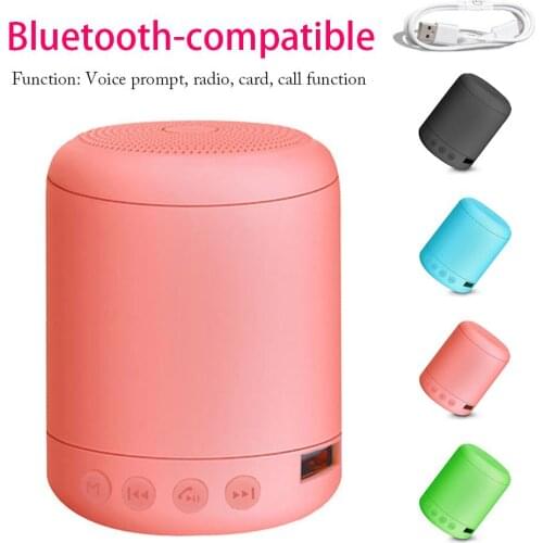 Bluetooth Speaker Mini Wireless Loudspeaker Portable Waterproof TF Card USB Subwoofer Handsfree Audio Outdoor Music Sound Column