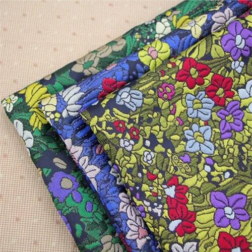 CF254 2018 New Fabric For Womens Dress 100x68cm 6Color Primrose Brocade Fabric Yarn-dyed Fabric For Sewing DIY Handbag Material