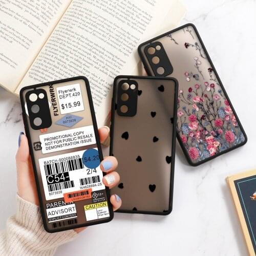 Phone Case For Samsung A52 Case Galaxy A 52 A72 A32 A21S A12 Smile Face Back Cover For Samsung S20 FE S21 Ultra Plus Phone Coque