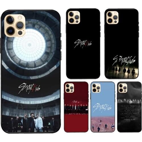 Kpop Band Stray Kids Case For iPhone 12 Pro Max mini XS XR SE 2020 6S 7 8 Plus Coque For iPhone 11 Pro Max