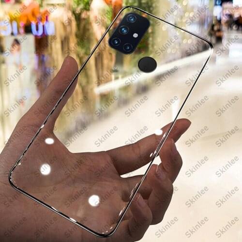 Skinlee 2 pcs Case For Oneplus Nord N10 5G Transparent Clear Water Soft Phone Cover For Oneplus Nord N100 Clear Shockproof Cases