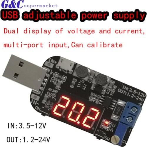 DC-DC CVCC 15W 5V To 3.3V 9V 12V 18V24V Adjustable Step UP step Down Power Supply Module Boost Buck Voltage regulator Converter