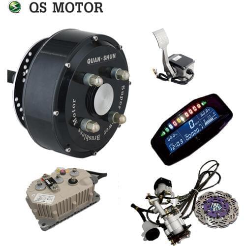High Power 2 pieces 3000W 205 50H V3 in wheel powered hub motor with electric car kits for sale