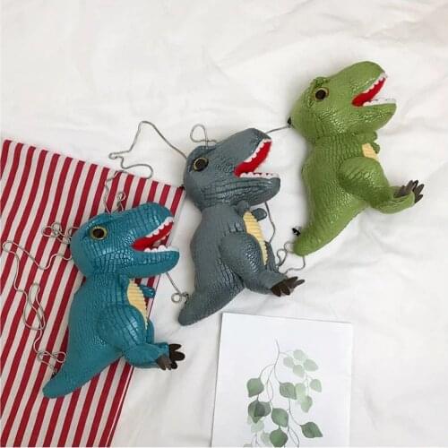 Hot sale New Fashion parent-child Creative 3D Dinosaur Backpack Cute Animal Cartoon Plush Backpack Tyrannosaurus Rex Bag
