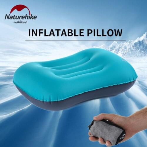 Naturehike Pillow Inflatable Camping TPU Air Sleep Pillow Ultralight Hiking Outdoor Compressible Travel Foldable Pillows