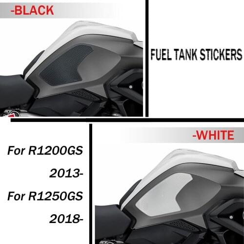 Motorcycle Tank Pad Protector Sticker For BMW R1200GS LC 2013- Decal Gas Knee Grip Tank Traction Pad Side R1250GS LC 2018