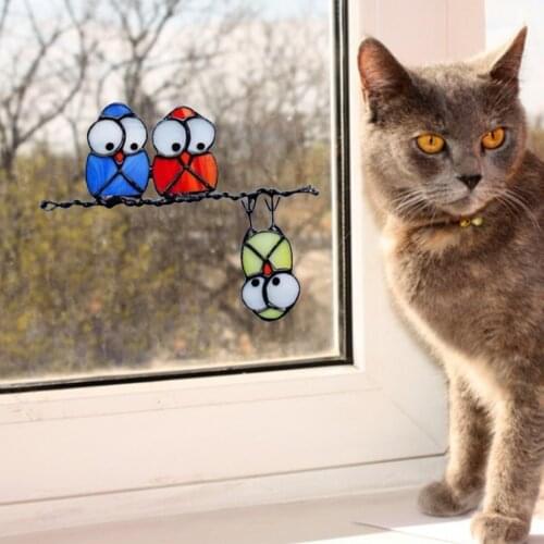 Window Stickers Birds Window Clings Window Decals Spring Window Decorations Fridge Magnets Home Decor Wall Window Sticker 2021