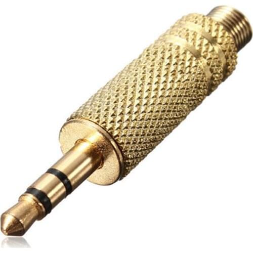 3 Pole 3.5mm Male Repair headphone Jack Plug Metal Audio Soldering Cover 1PC