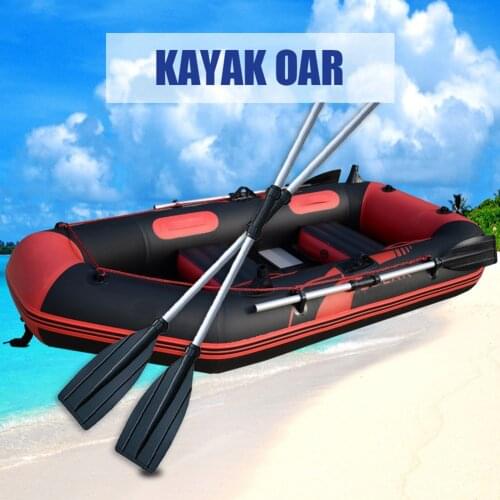 Floating Reinforced Thickened Detachable Aluminum Alloy Canoe Paddle Inflatable Canoe Paddle Kayak Paddle Oars Boating Paddles