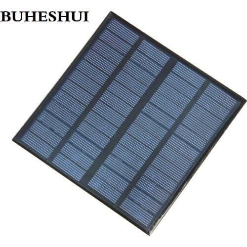 BUHESHUI 12V 3W Polycrystalline Solar Cell Solar Panel For Charging 9V Battery DIY Solar Charger Solar Module 145*145*3MM Epoxy