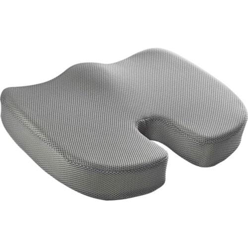 Travel Breathable Seat Cushion Orthopedic Memory Foam Seat Massage Chair Cushion Pad Car Gel Sponge U-Shape Seat Cushion