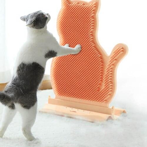 Cleaning Shedding Hair Cat Itching Brush Door Mount Pet Scratching Comb cat accessories pet cat brush pet grooming artifact pet