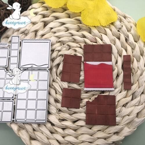 Bunnymoon Chocolate Metal cutting dies stencil Greeting Card Decoration DIY Scrapbooking Scrapbook Paper Photo Album