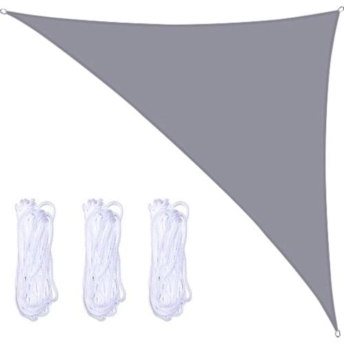 Outdoor Garden Triangle Sun Sail Shade UV Protection Waterproof Right Angle Garden Canopy Terrace Awning Outdoor Hot Tub Shelter