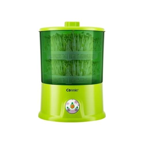 Bean Sprouts Maker Thermostat Green Vegetable Seedling Growth Bucket Automatic Electric Sprout Bud Germinator Machine