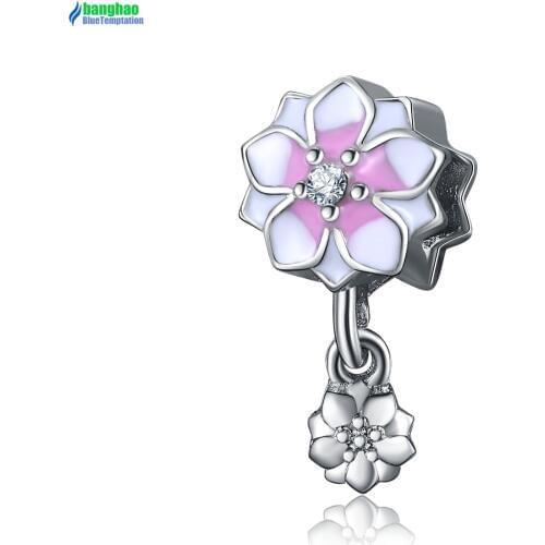 1pc bead Original Charms Bracelet Really plata de ley Charm Beads DIY Jewelry Berloque Spring Newest Collection ENM570