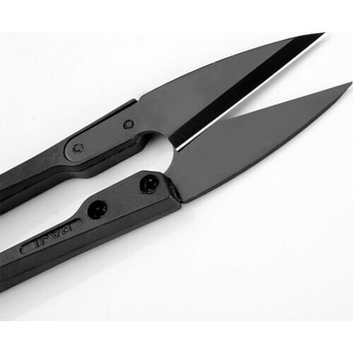 1X Carbon Steel Fabric Tailor Scissors Thread Wire Cutter Sewing Snips U-shaped Scissors Embroidery Tailor Tool Sewing Accessory