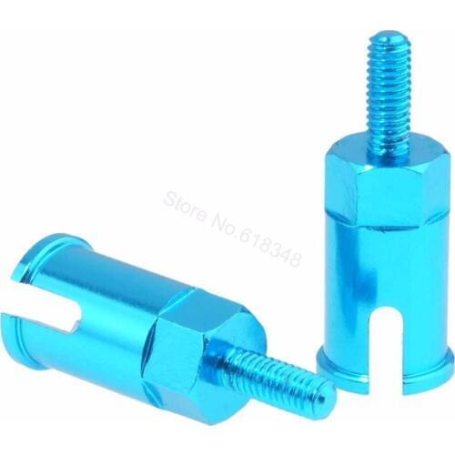 2Pcs RC Car Metal Aluminum Wheel Axle For 1/18 Scale Models Revel 24540 Scorch Hobbico Dromida BX/MT/SC4.18 Monster Truck