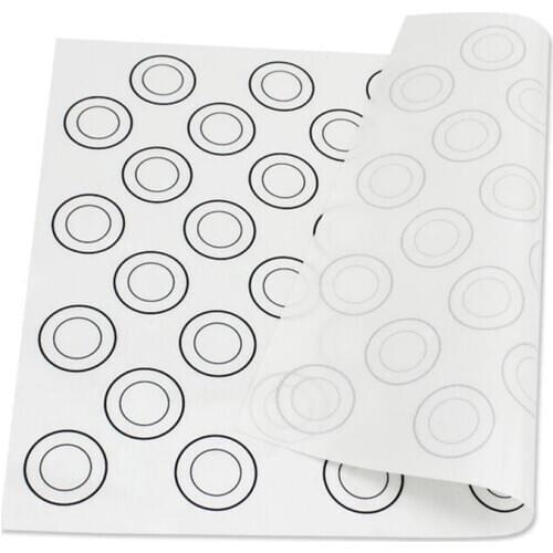 40*30cm Silicone Mat Non-stick Pizza Macaron Cake Pastry Baking Tools Pad 44 Hole Oven Baking Mat Fondant Bakeware