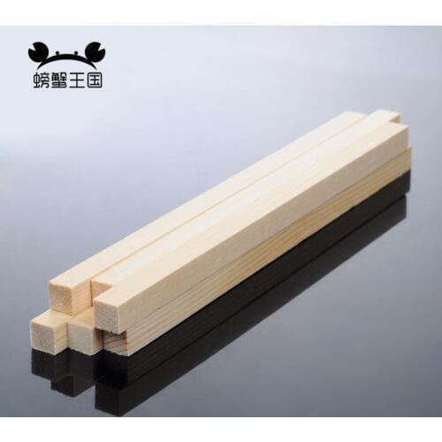 5pcs Balsa Wood Rod batten Stick Balsa Plywood For RC Airplane Boat Model Sand Table Material DIY Wood Hobby