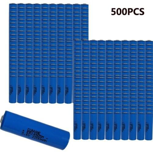 500PCS NEW ER14505H ER14505M 14505 14505M 3.6V 2200mah Energy type AA lithium li-ion battery PLC instrument smart meter Batteria