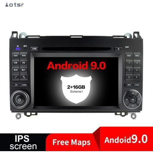 Android 9.0 Car DVD Player GPS For Mercedes Benz B200/B-class/W245/B170/W169 Auto Stereo Radio Car Multimedia Player Head Unit