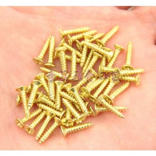 Bronze color M3*10 cross flat head tapping screws nail hinge small iron screws