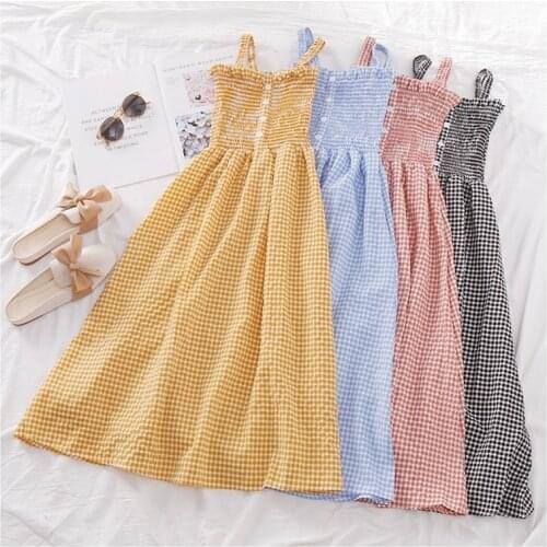 CANClO Pink Summer Dresses