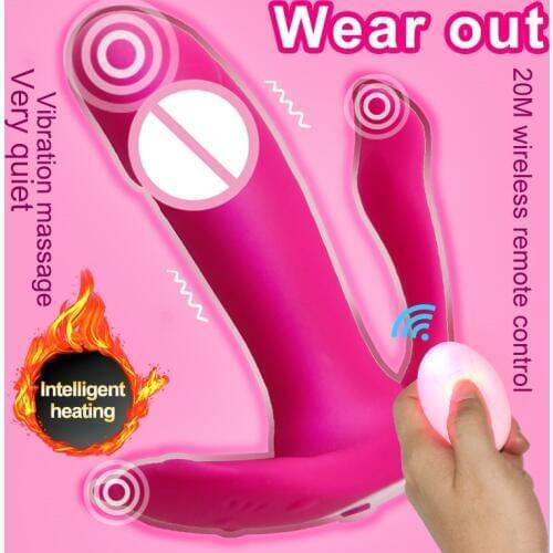 Wear Dildo Vibrator Sex Toy for Women Orgasm Masturbator G Spot Clit Stimulate Remote Control Panties Vibrators Adult products