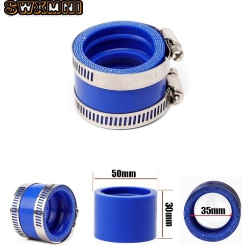 40mm Motorcycle Carburetor Rubber Adapter Inlet Intake Pipe For MIKUNI OKO KOSO KEIHIN 32mm 34mm Carburador