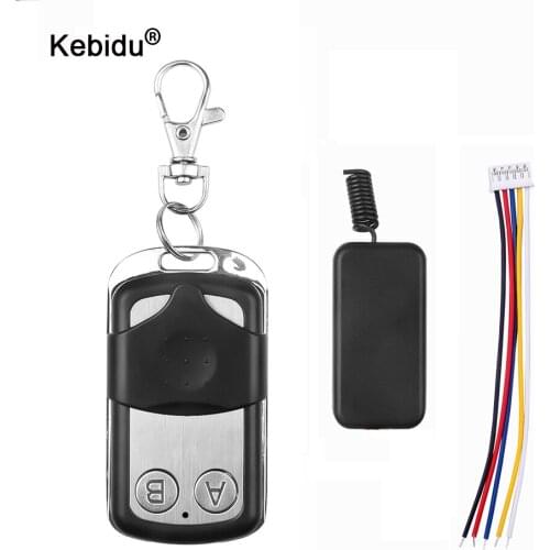 Kebidu DIY 433 Mhz 1CH RF Relay Receiver Wireless Remote Control Switch Micro Module for LED Light Controller DC 5V-12V