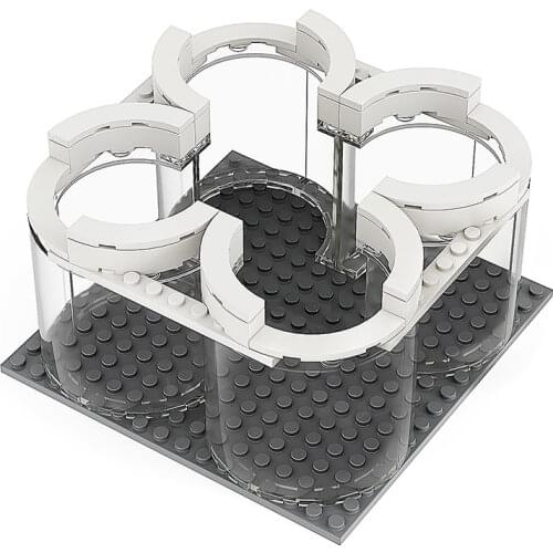 MOC Space Spacecraft Apollos 11 Saturn V Support Building Blocks Bracket Kit Rocket Launch Stand Bricks Toys For Children Gifts