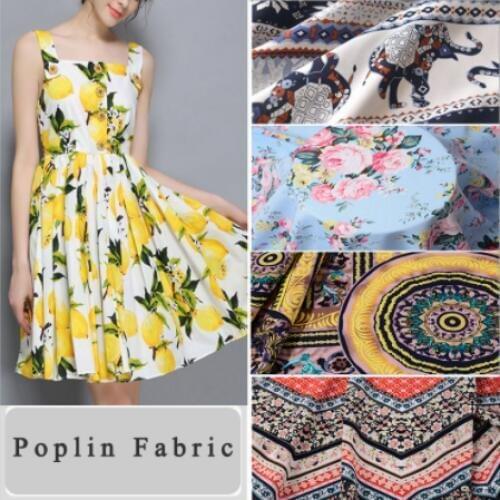 Mylb 100*140cm Spot cotton rayon C fabric baby cotton printed summer pajamas fabric