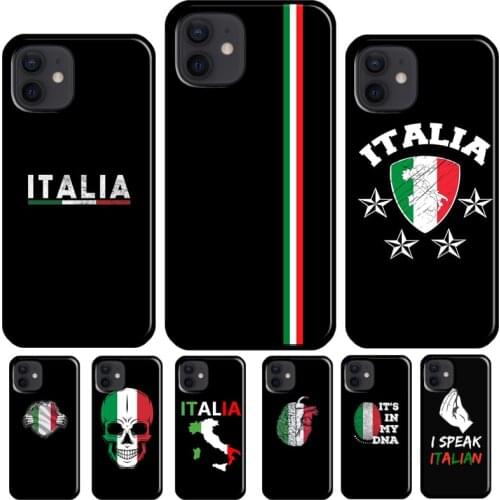 Italy Italia National Flag Soft TPU Cover For iPhone XR X XS 11 12 Pro Max 12 Mini SE 2020 6S 7 8 Plus Phone Case