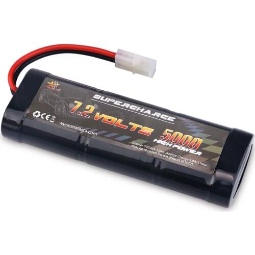 7.2V 5Ah NiMH Rechargeable RC toy Battery with Tamiya Discharge Connector for RC Racing Cars Boat Aircraft