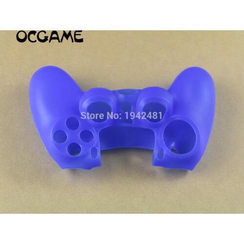 OCGAME 12 Color Choice High Quality Silicone Rubber Soft Case Skin Cover for PS4 Controller Grip Handle
