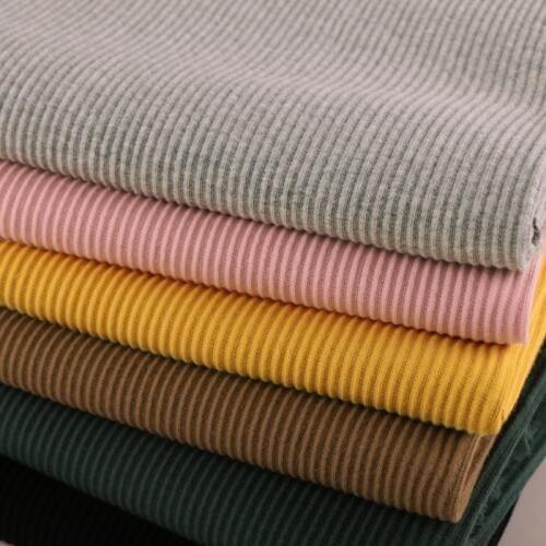 110x50cm Solid color Cotton knit bottoming Fabric DIY Childrens Wear Cloth 330g/m