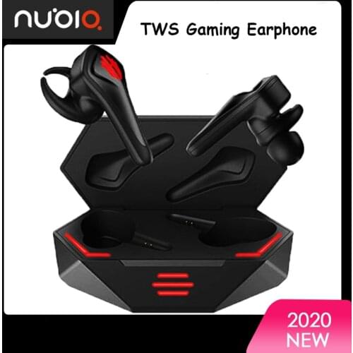 Official RedMagic TWS Gaming Earphones Wireless Bluetooth for Nubia 5S 5G Earbuds 39ms low latency 4-16 hours of battery life