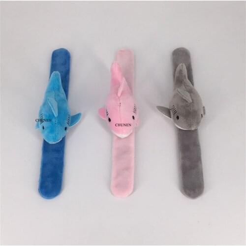10CM Girls Wrist Plush Shark Toy ; Stuffed Keychain Animal Accessories Doll