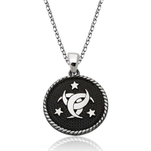 Silverlina Silver Templar-i Mahsusa Male Necklace