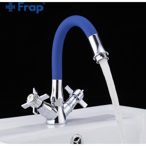 Frap Basin Faucet Zinc Alloy Deck Mounted Bath Taps Faucet Mixer Bathroom Sink Faucet Water Sink Tap Torneira Do Anheiro F4424