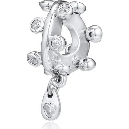 Fit Pandora Bracelets Chandelier Droplets Charms 925 Original Sterling Silver Beads for Jewelry Making DIY Gift