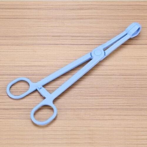 Reptile Terrarium Lizards Plastic Tongs Tweezers Pet Raising Feeding Tool Clip