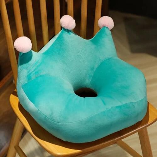 Thicken Office Computer Chair Protective Mat Cute Cartoon Seat Pad Buttocks Chair Cushion Backrest Pillow Home Decor