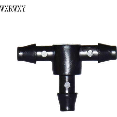 Wxrwxy 1/4" tee barb garden irrigation tee Tee connector barbed 1/4" garden hose splitter water splitter barbed 30 pcs
