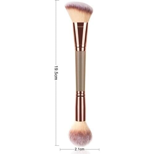 Double-Headed Dual-Purpose Soft Hair Makeup Brush Highlight Brush Beauty Tool Highlight Brush Makeup Brushes
