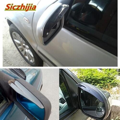 1 pair of car rearview mirror rain eyebrow sun visor for Peugeot 206 207 208 301 307 308 407 2008 3008 4008