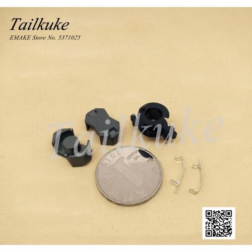 10sets/lot RM6 Magnetic Core Supporting Vertical Skeleton 3 3 Ferrite Transformer Core PC40 Material with Steel Clip Skeleton