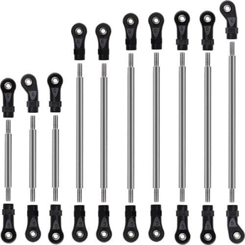 313Mm Wheelbase Stainless Steel Links Linkage Unassembled Kit for 1/10 RC Crawler Car Traxxas TRX4 Upgrade Parts