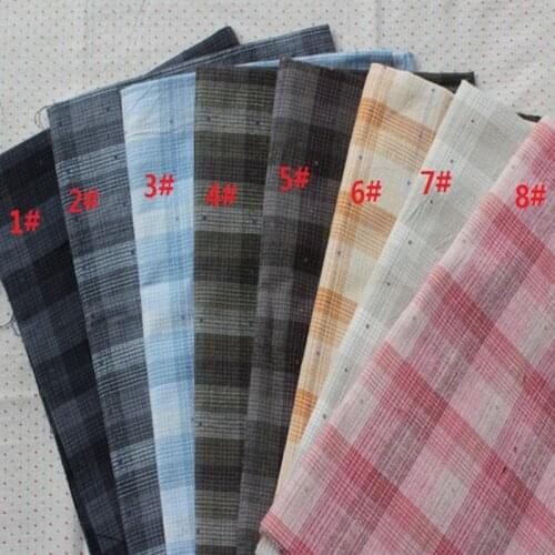 50*140cm Thick Soft Dot Gradient Japanese Yarn Dyed Cotton Quilting Dress Clothes Fabric Handmade Purse patchwork Trimming Sewin